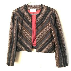 Vintage Cropped Blazer Jacket